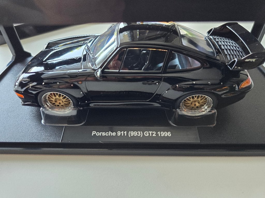 Porsche 911 (993) GT2 1996 1/18, Ophalen of Verzenden, Nieuw, Auto, Overige merken