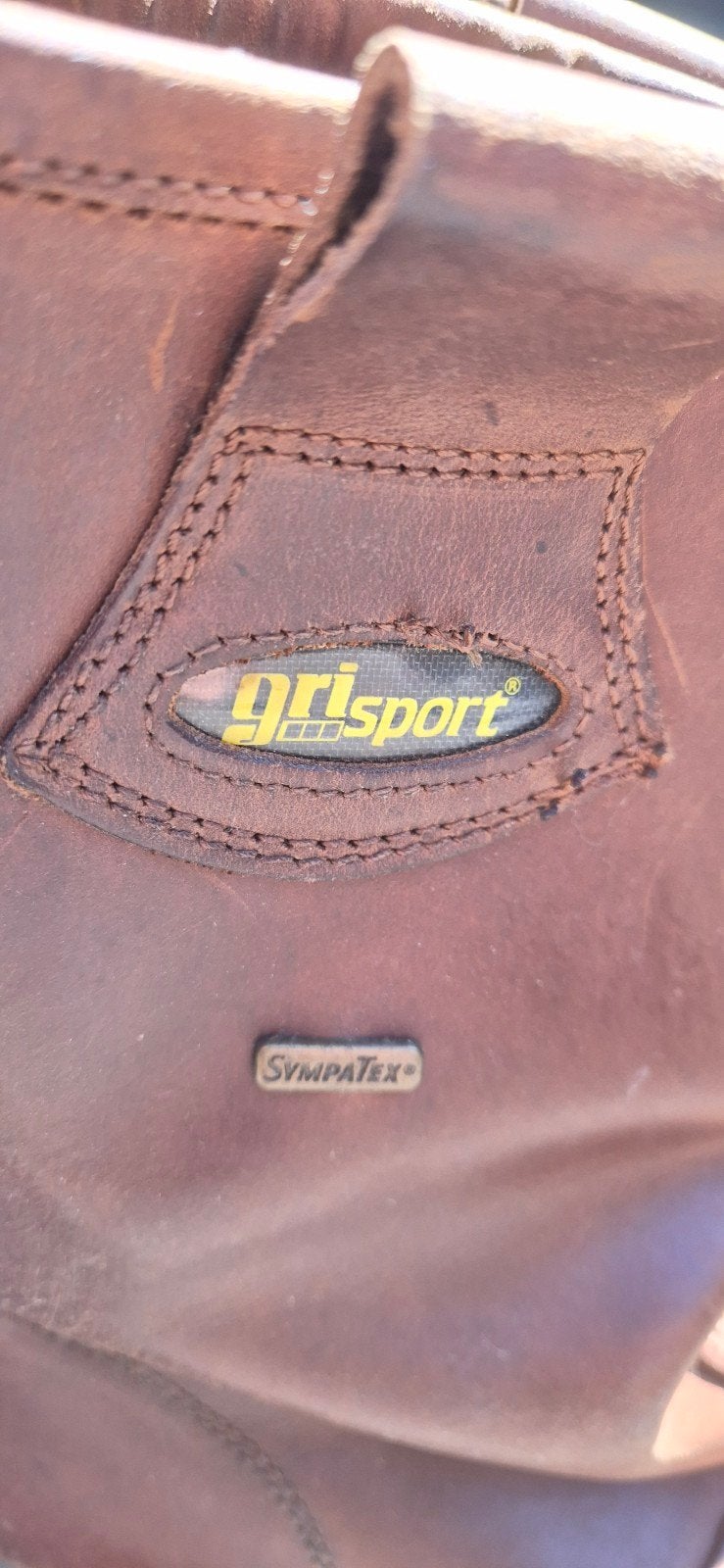 Grisport bruine werklaarzen met stalen neus - Maat 43, Tuin en Terras, Werkkleding, Ophalen, Heren, Laarzen, Gebruikt