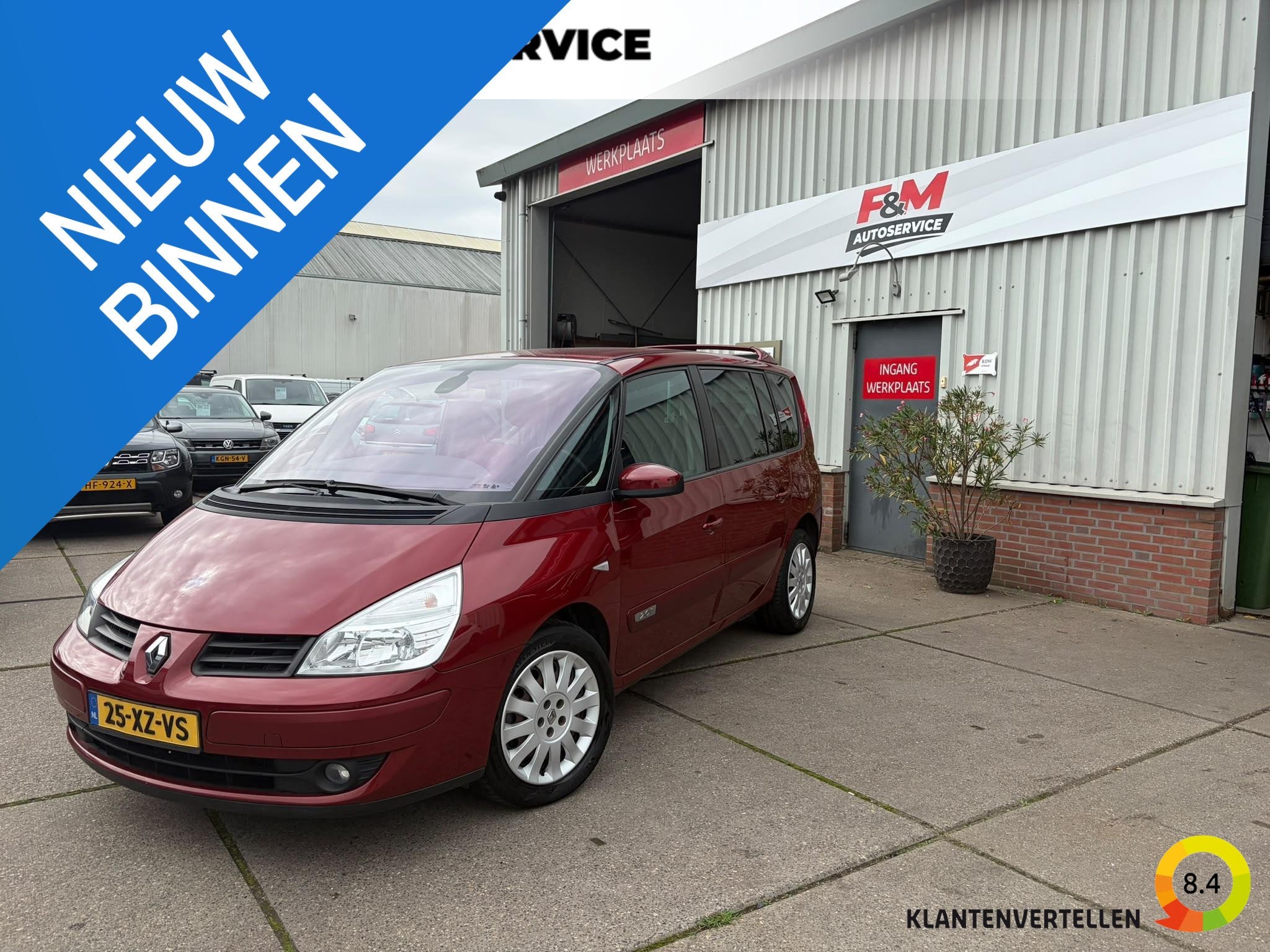 Renault Espace 2.0T Expression Automaat, Distributieriem ver, Auto's, 1998 cc, Stof, Gebruikt, 4 cilinders