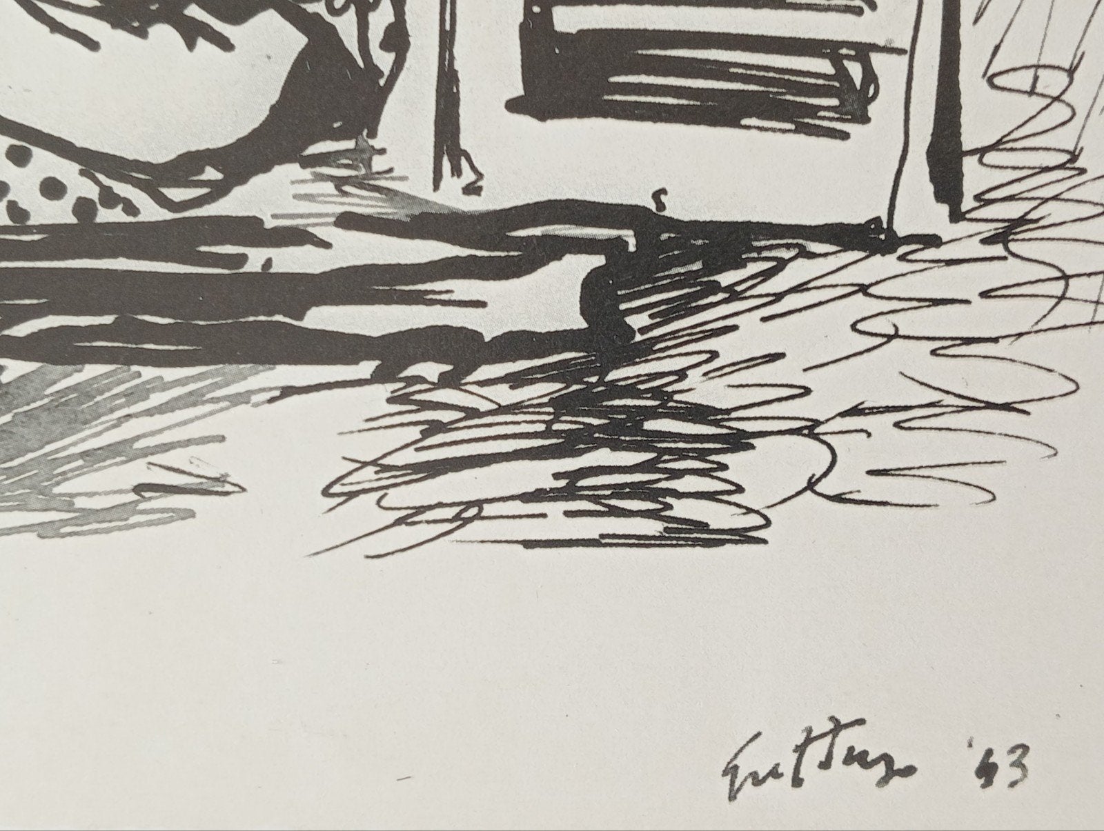 Renato Guttuso print jaren 60-80, Antiek en Kunst, Ophalen of Verzenden