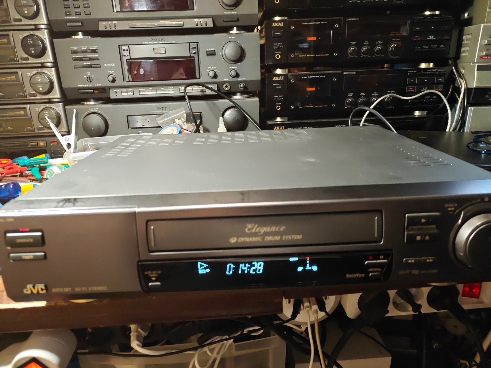 JVC HR-E939EG VHS videorecorder – met afstandsbediening, Audio, Tv en Foto, Ophalen of Verzenden