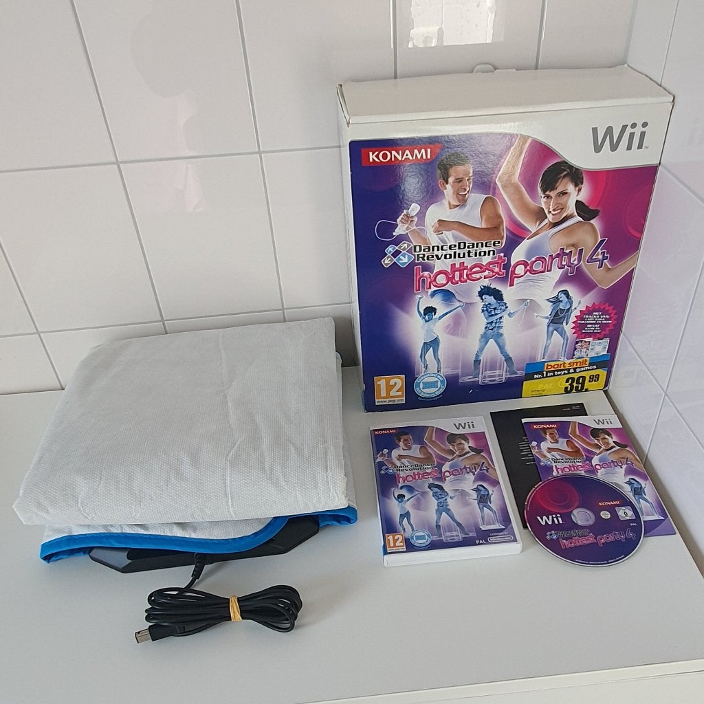 COMPLEET | WII | Dance Dance Revolution Hottest Party 4, Spelcomputers en Games, Games | Nintendo Wii, Muziek, Gebruikt, Ophalen of Verzenden