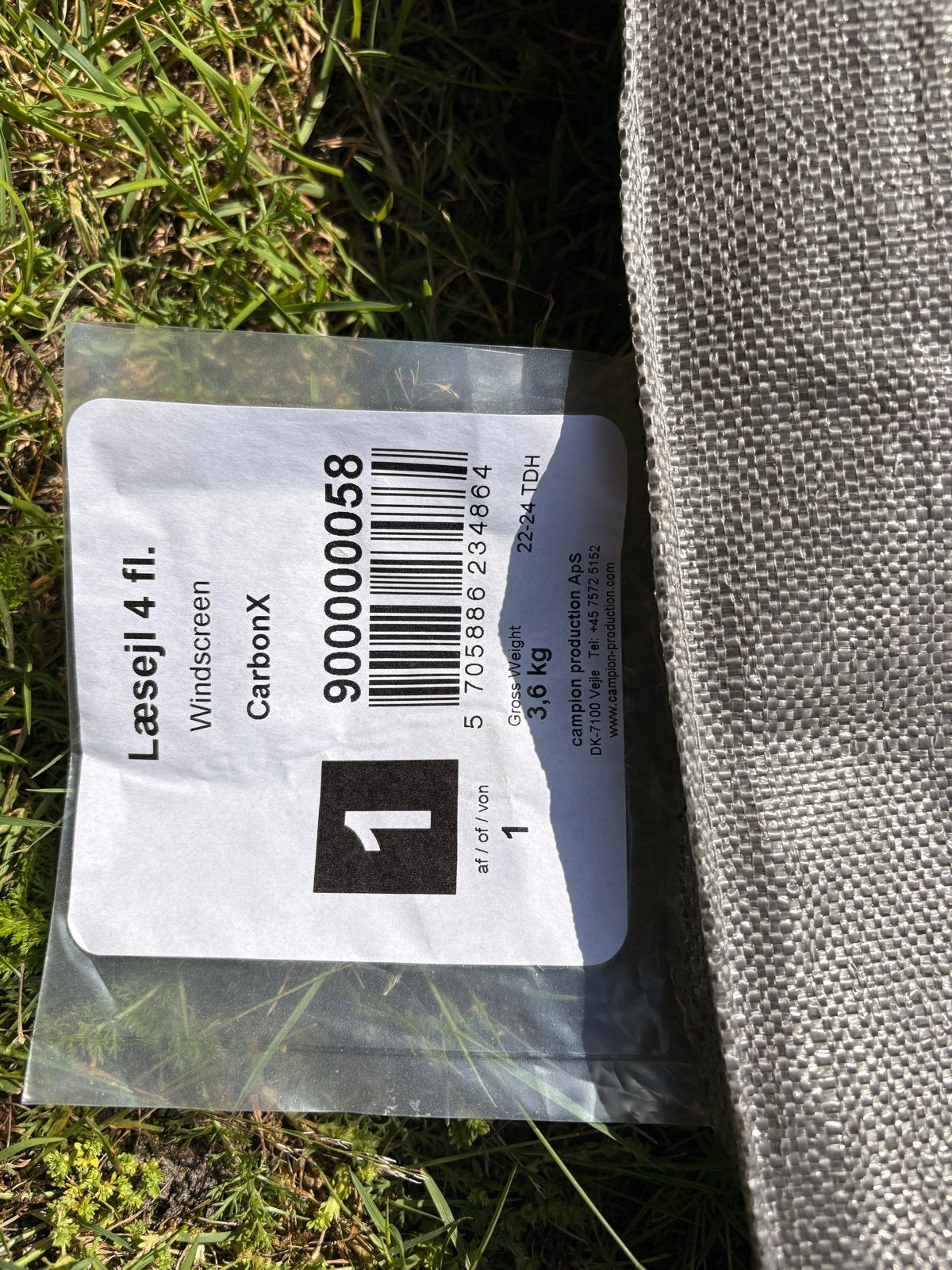 Windscherm 4-sided Grey met artikelnummer 401300478, Ophalen, Nieuw