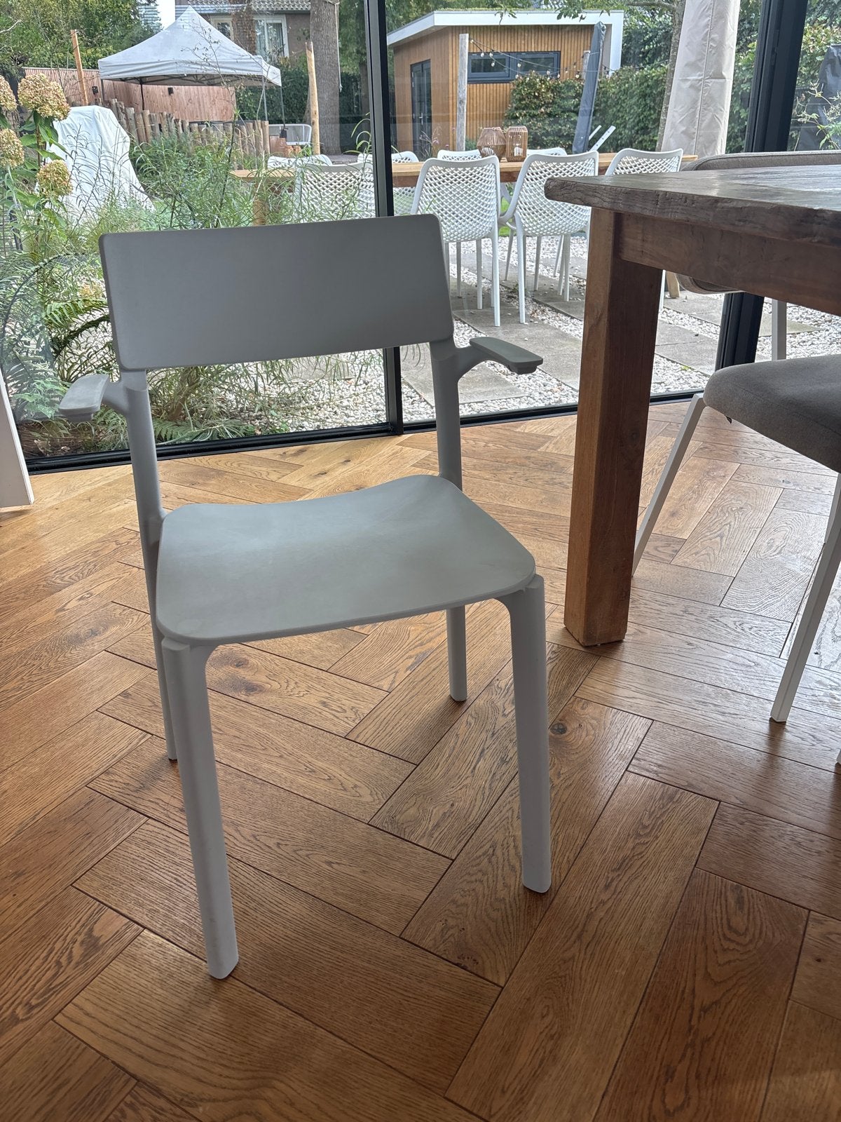 IKEA  Stoel - Grijs, Ophalen, Kunststof, Gebruikt, Eén