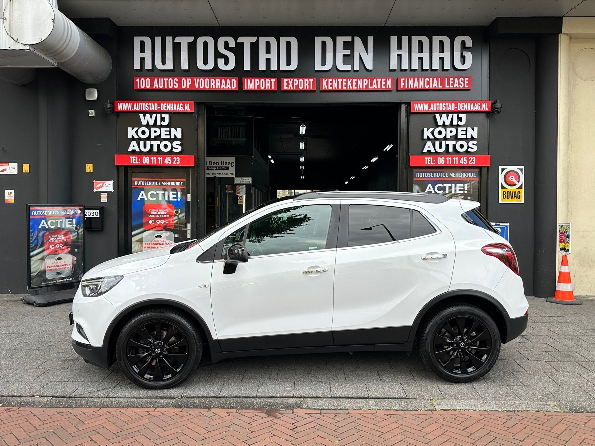 Opel Mokka X 1.4 Turbo Innovation Aut Camera Schuifdak Navi, Auto's, Opel, Gebruikt, Euro 6, Wit, 1364 cc