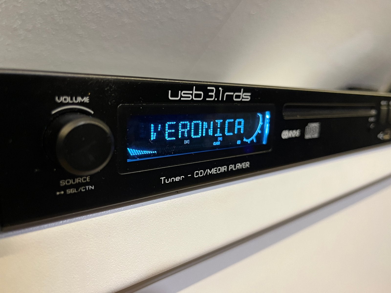JB SYSTEMS USB 3.1 RDS Tuner - CD/Media Speler, Ophalen of Verzenden, Zo goed als nieuw, Radio, Met cd-speler