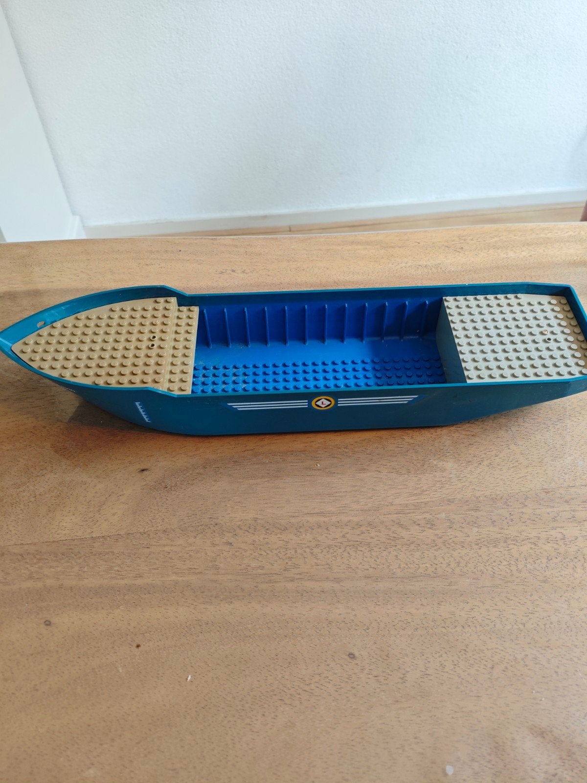 Set 4030 boat hull schip blauw blue, Gebruikt, Lego, Ophalen of Verzenden, Losse stenen
