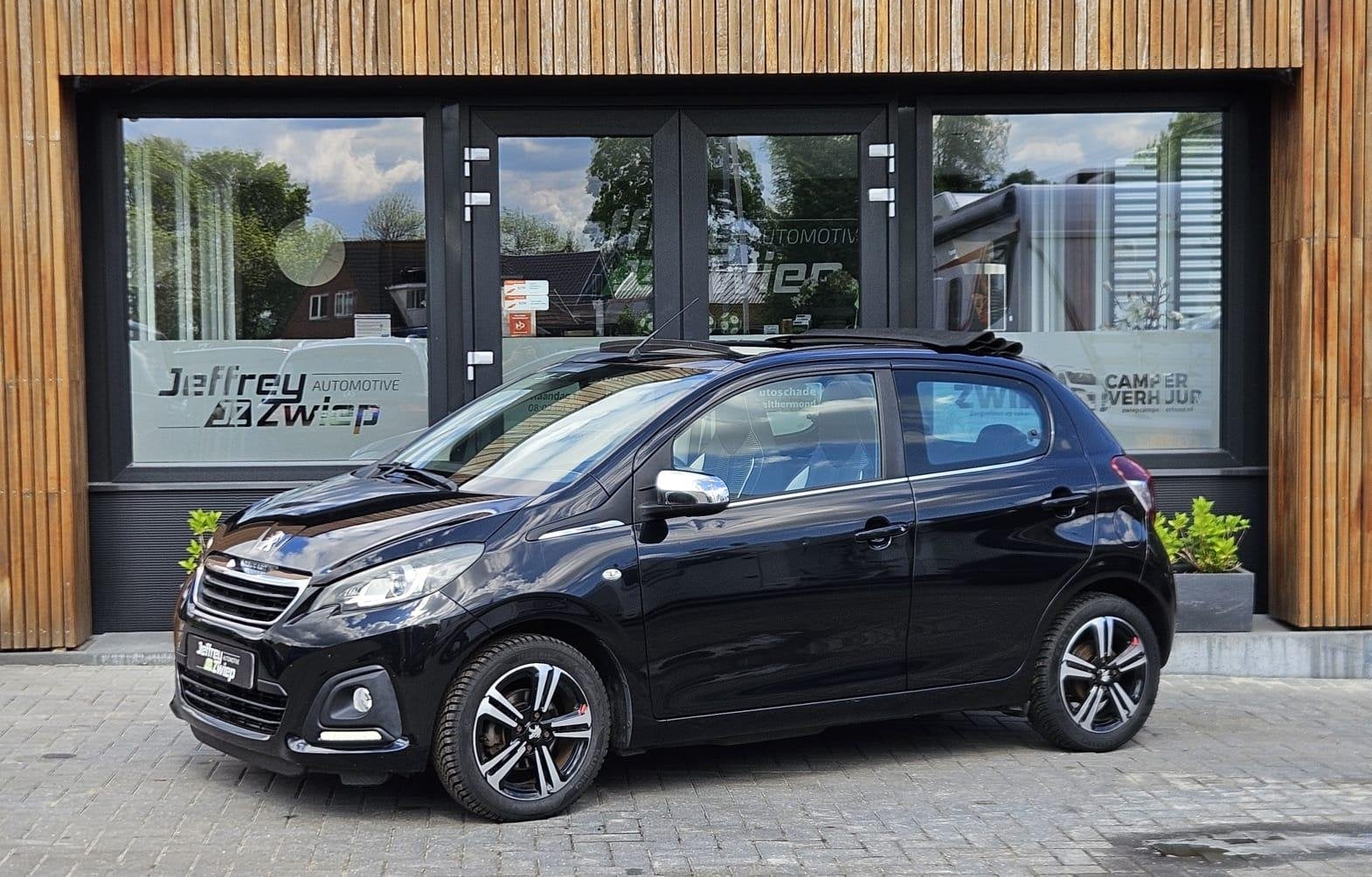 Peugeot 108 1.0 e-VTi Active TOP! open dak. lichtmetaal. stu, Voorwielaandrijving, Stof, Gebruikt, Euro 6