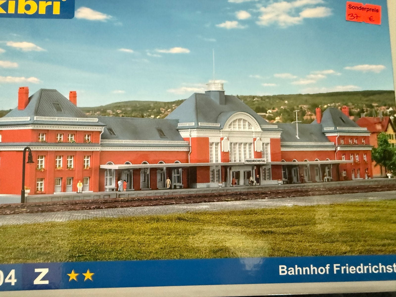 Kibri Bahnhof Friedrichstal modelbouwstation 36704 z, Overige merken, Gelijkstroom of Wisselstroom, Brug, Tunnel of Gebouw, Nieuw
