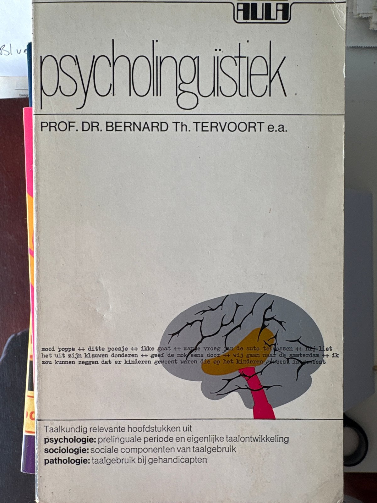 Psycholinguïstiek - Prof. Dr. Bernard Th. Tervoort e.a., Ophalen of Verzenden, Gelezen, Overige onderwerpen
