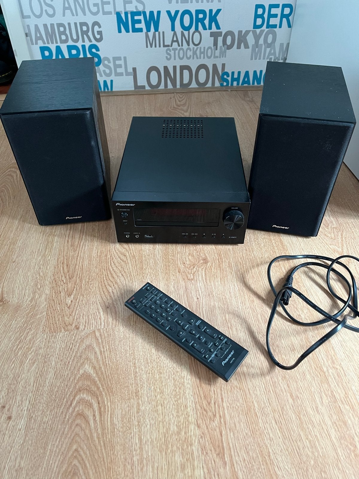 Pioneer X-HM11 Microset met speakers en afstandsbediening, Ophalen of Verzenden, Zo goed als nieuw, Pioneer, Microset