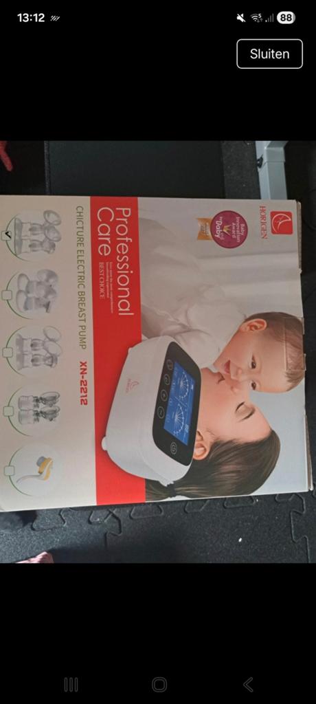 Borstkolf Horigen, Kinderen en Baby's, Babyvoeding en Toebehoren, Ophalen of Verzenden, Borstkolf