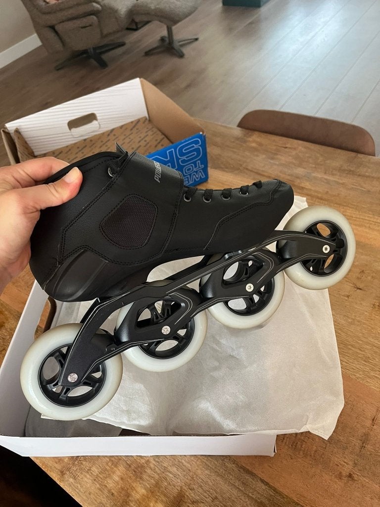 Skeelers, Sport en Fitness, Skeelers, Ophalen, Heren, Zo goed als nieuw, Inline skates 4 wielen