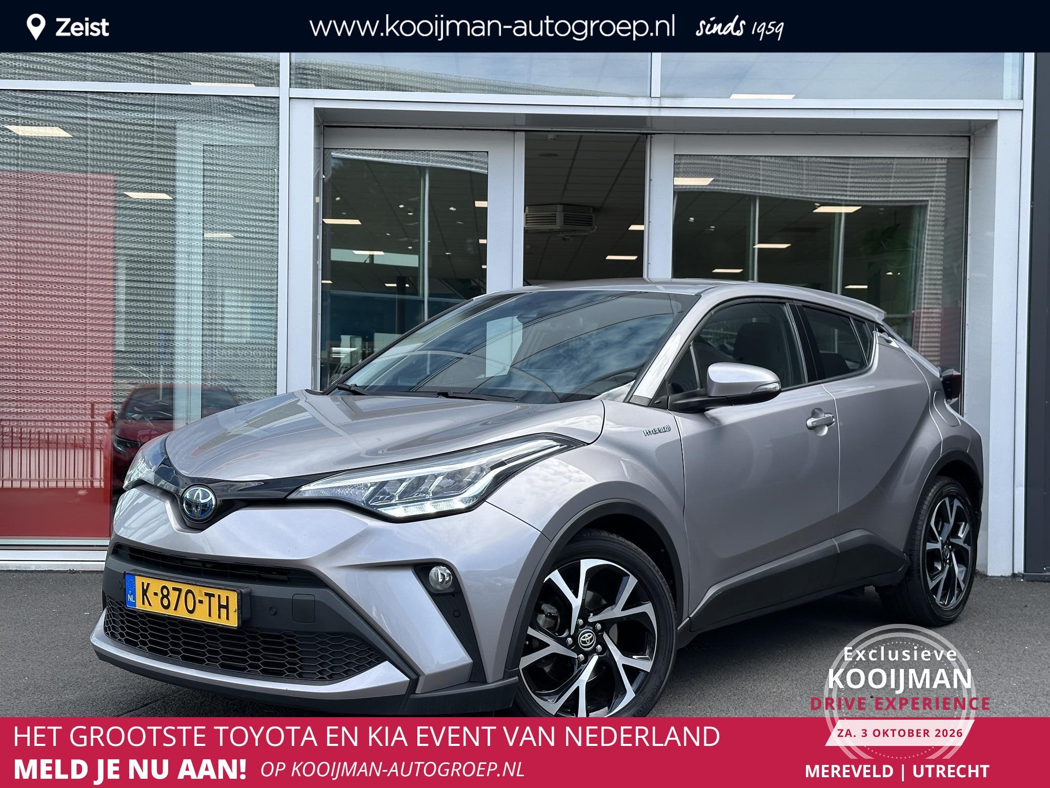 Toyota C-HR 1.8 Hybrid Dynamic Apple/Android Carplay | Navig