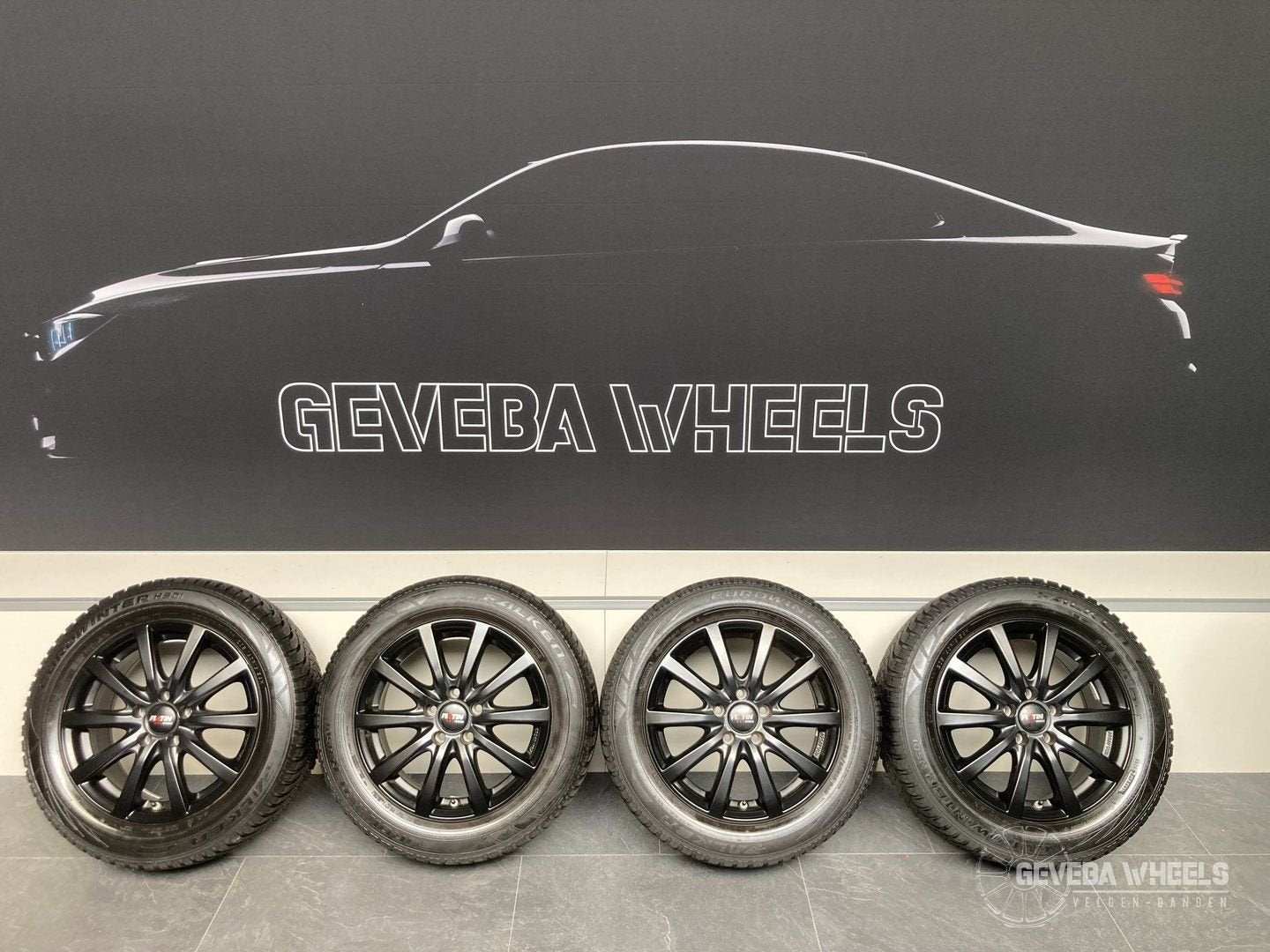 16” Ford Focus (vanaf 2018) sport velgen winterbanden 5x108, Gebruikt, -, Banden en Velgen, -