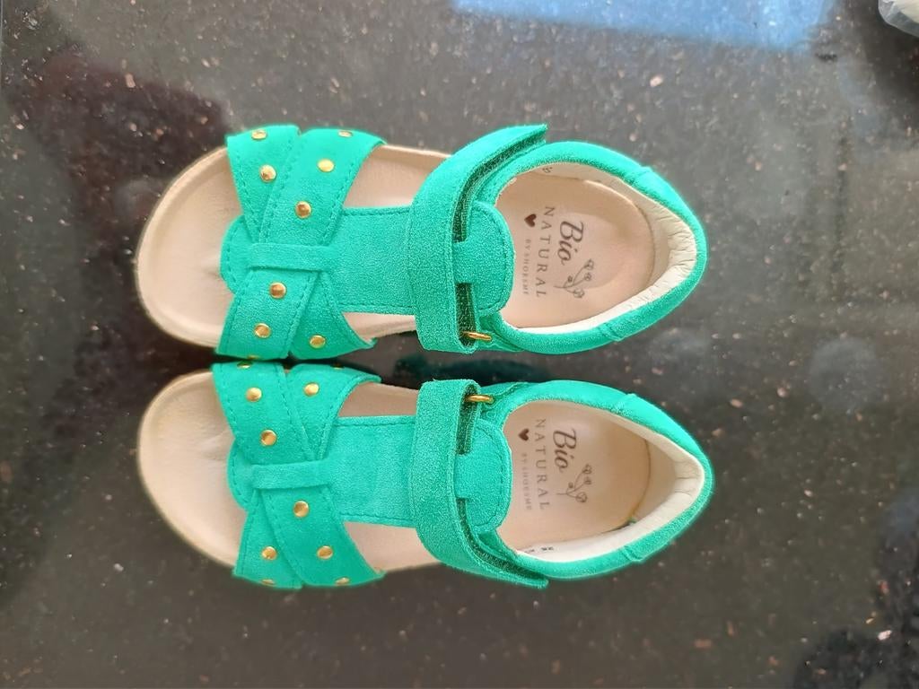 Shoesme leren sandalen maat 25 - Groen *nieuw in doos*, Meisje, Schoenen, Nieuw, Ophalen of Verzenden