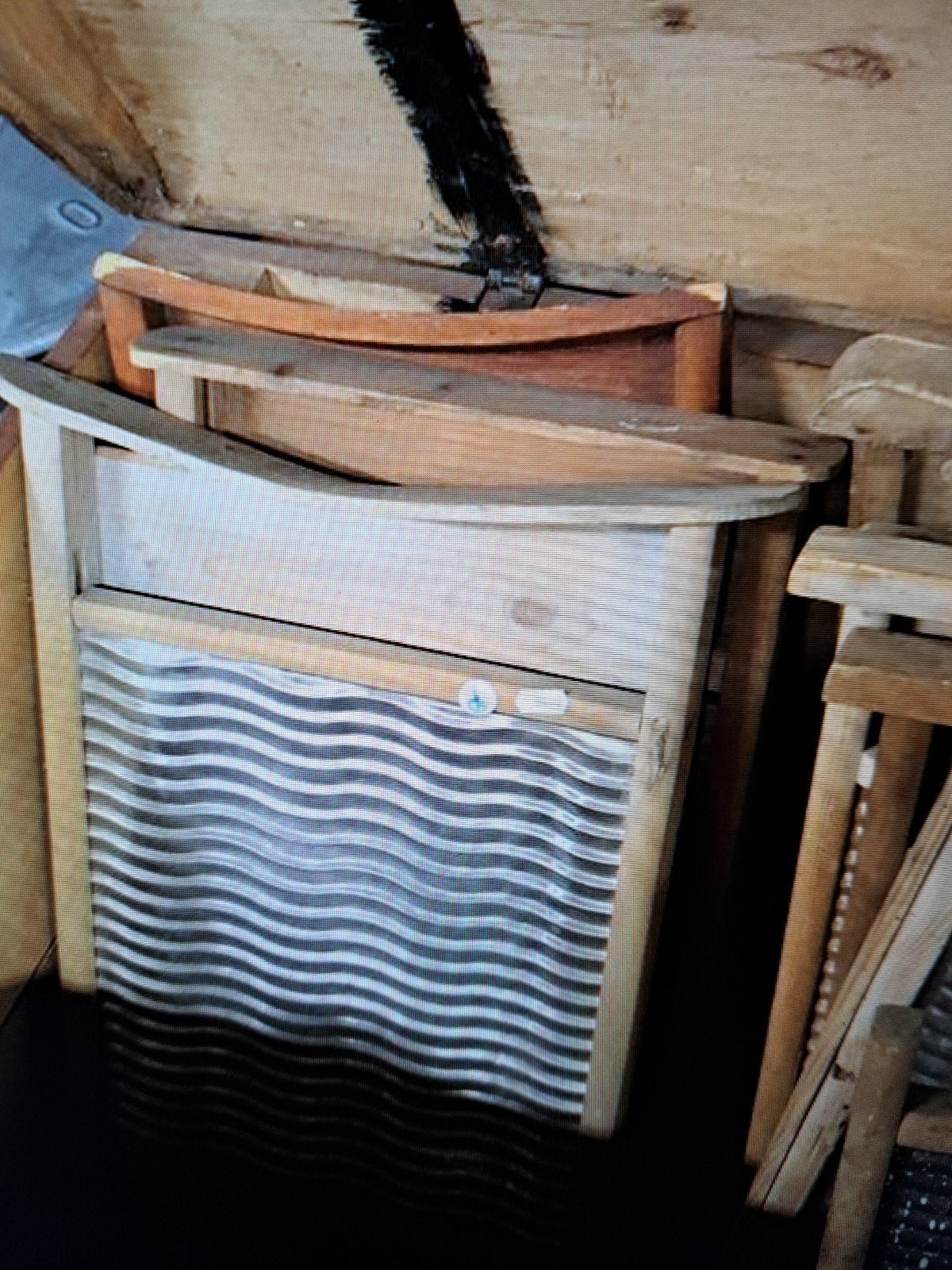 Zinken wasbord, Ophalen