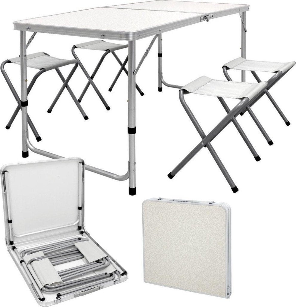 campingtafel met stoeltjes, GRATIS VERZENDING, Campingtafel, Nieuw, Ophalen of Verzenden, X