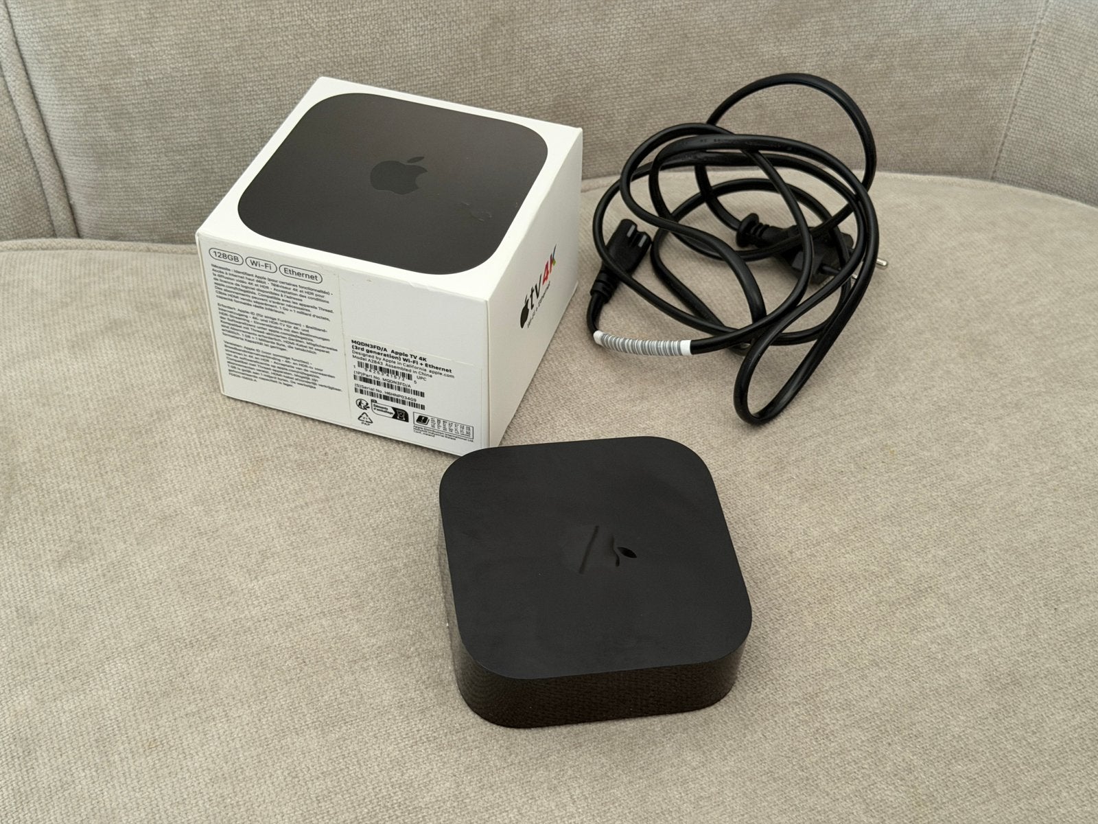 Apple TV 4K 3e generatie 128GB Wi-Fi, Ophalen of Verzenden, Zo goed als nieuw, HDMI, Minder dan 500 GB