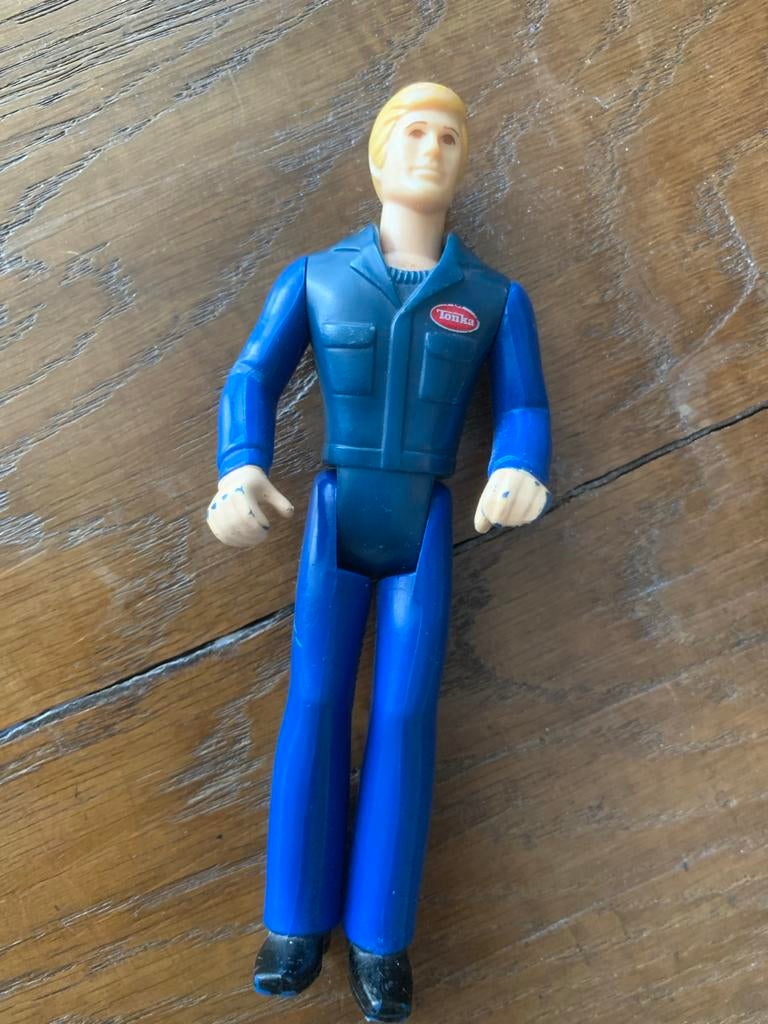 Vintage Tonka Monteur Actiefiguur, Ophalen of Verzenden, Gebruikt