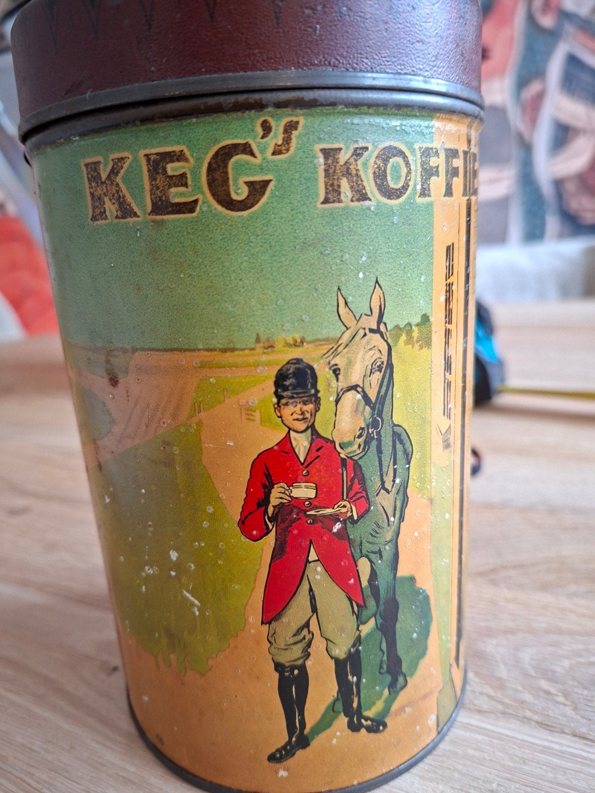 Keg's Koffie blik, Ophalen of Verzenden, Gebruikt, Koffie