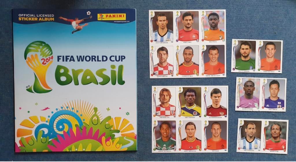 Panini stickeralbum met paar plaatjes / Brasil, Ophalen of Verzenden