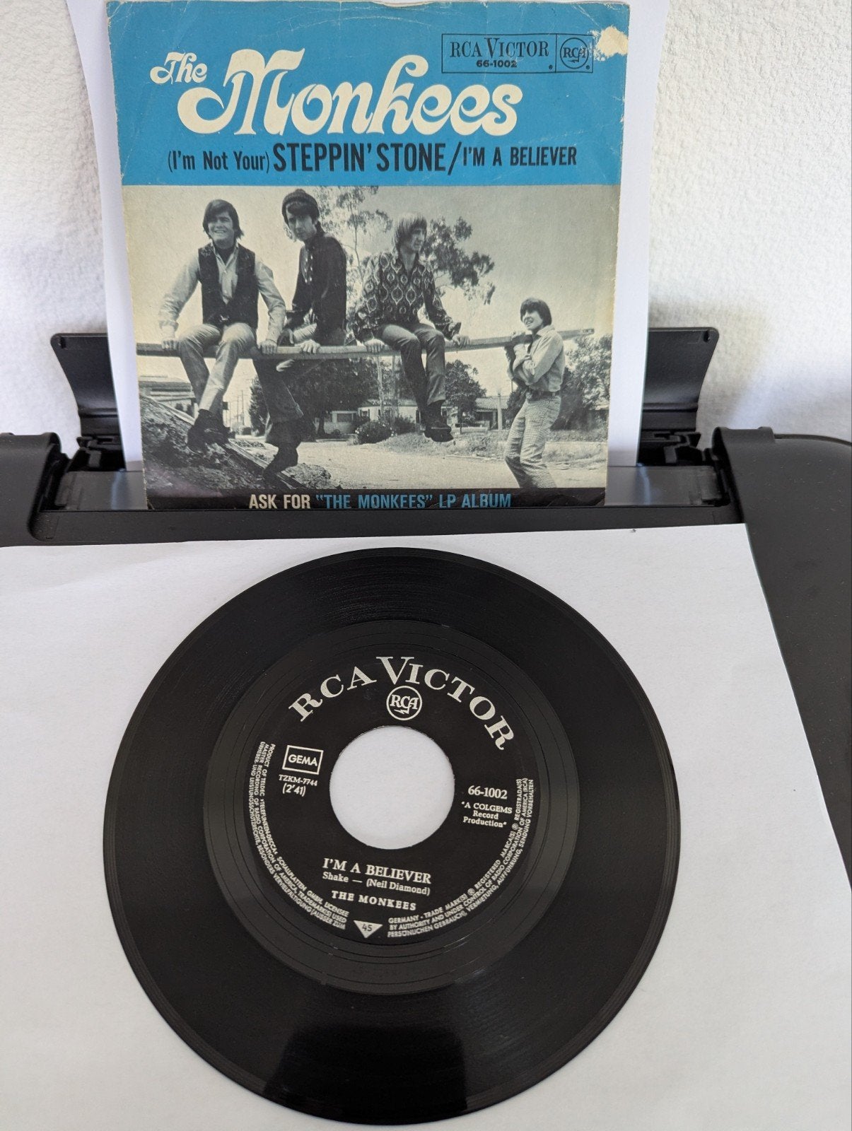 The Monkees - I'm A believer ( vinyl single), Cd's en Dvd's, Gebruikt, 7 inch, Single, Ophalen of Verzenden