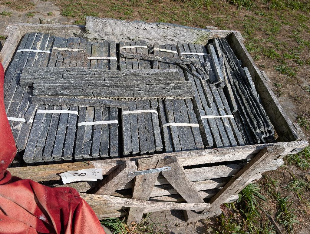 Stenen sierstrips, Doe-het-zelf en Verbouw, Metselstenen, Zo goed als nieuw, Natuurstenen, Ophalen