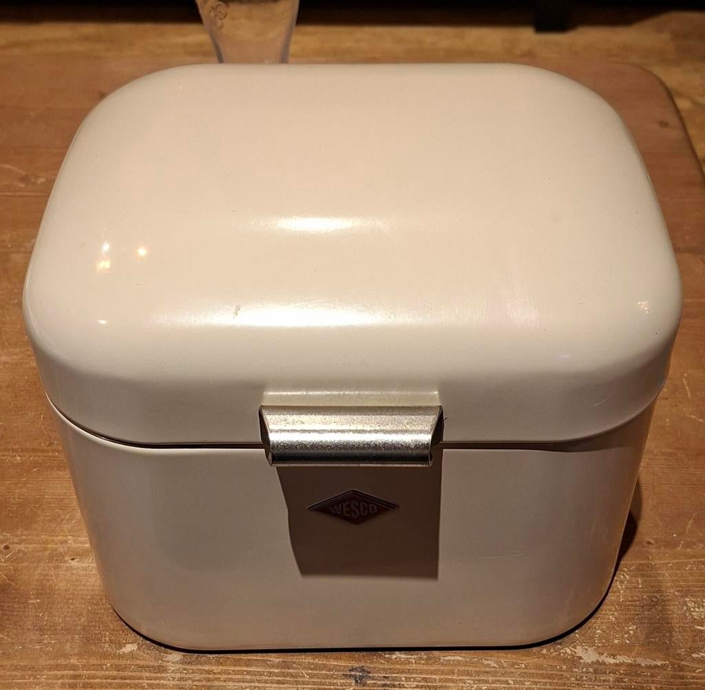 Wesco Broodtrommel - Crème/Beige, Huis en Inrichting, Keuken | Keukenbenodigdheden, Beige, Gebruikt, Ophalen of Verzenden, Metaal