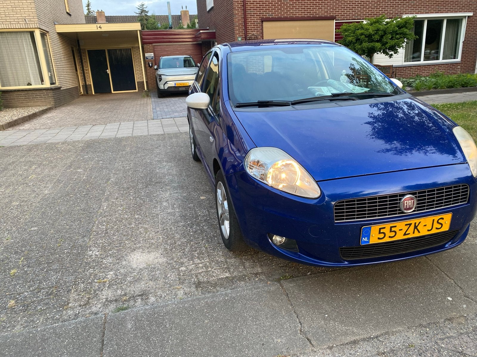 Fiat Punto 1.2 5DR 2008 Blauw, 1005 kg, 40 €/maand, 1242 cc, 4 cilinders