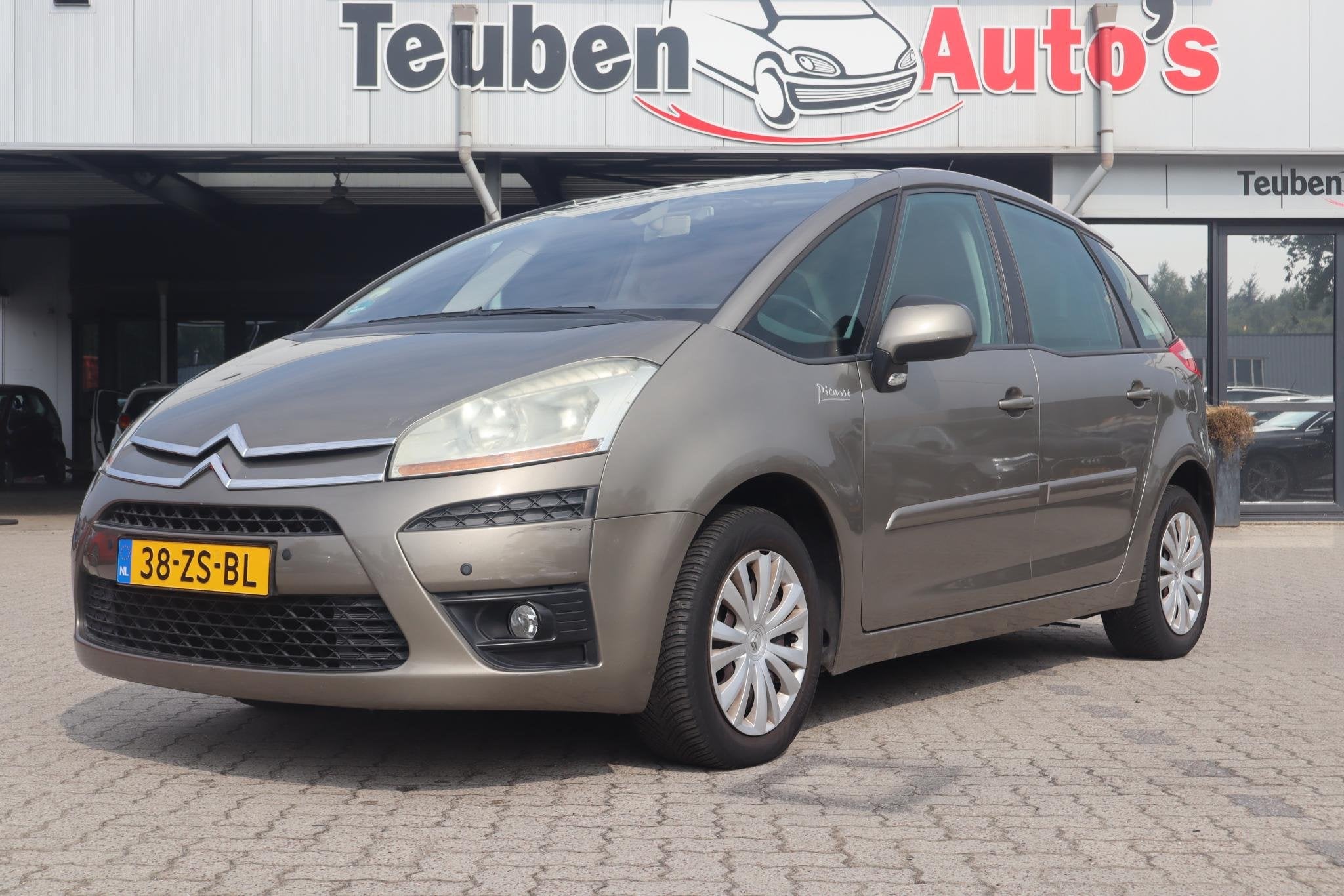 Citroen C4 Picasso 1.8-16V Ambiance 5p. | Nieuwe APK | Clima, Auto's, Gebruikt, 4 cilinders, Bruin, 1749 cc