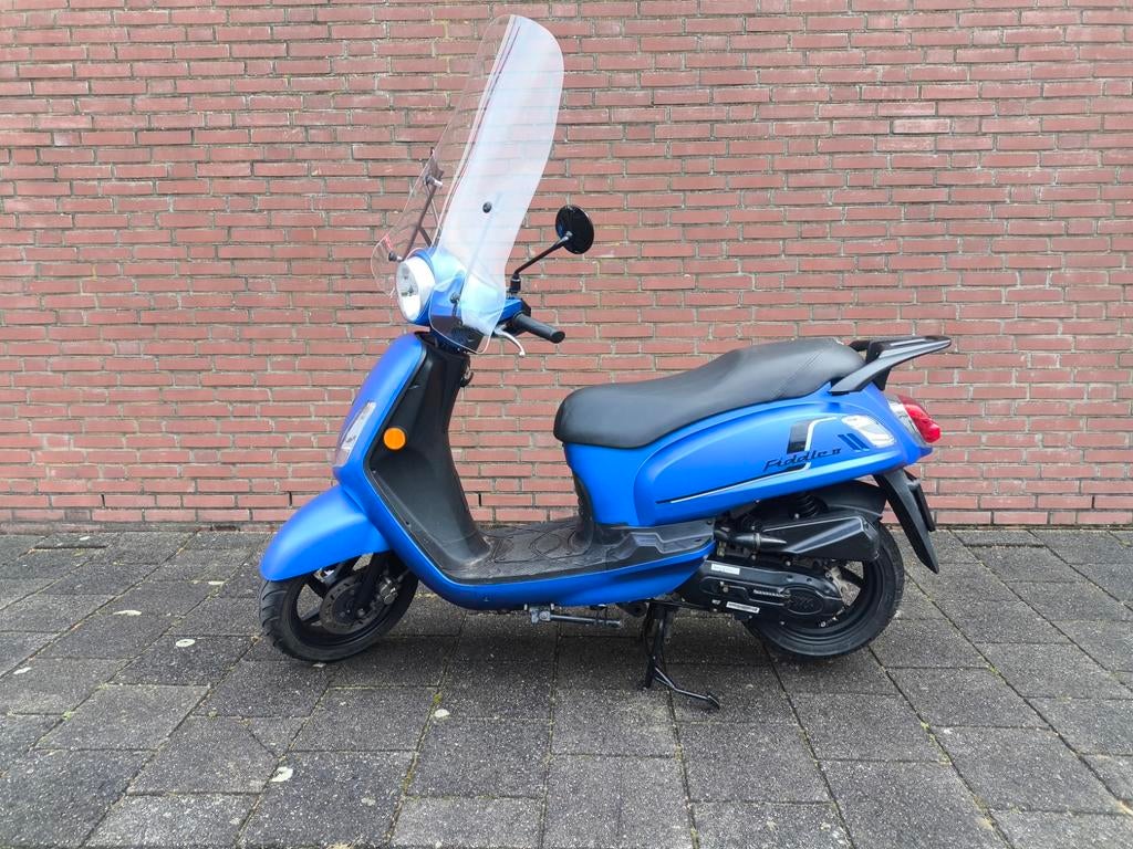 SYM Fiddle 2 uit 2020 - Geel Kenteken, Hoog Windscherm, Ophalen of Verzenden