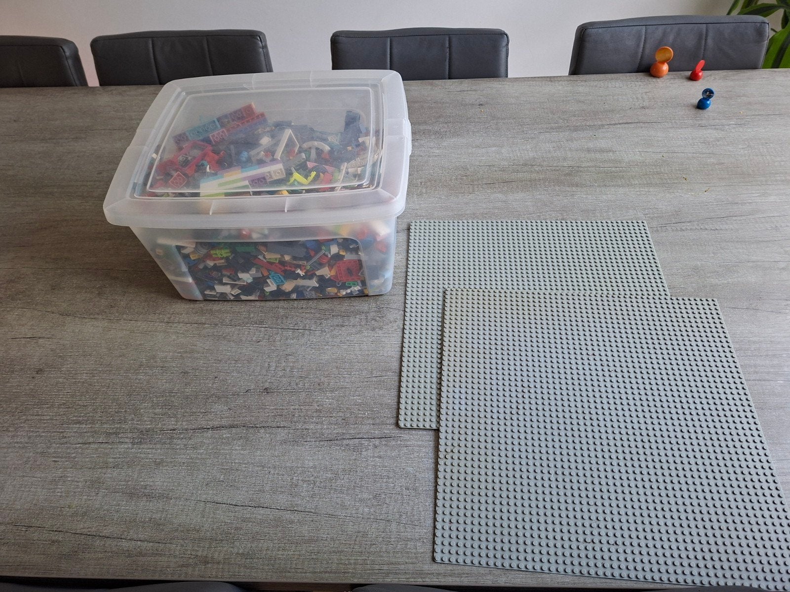 Partij lego 5,8kg + 2 grote bouwplaten, Ophalen of Verzenden