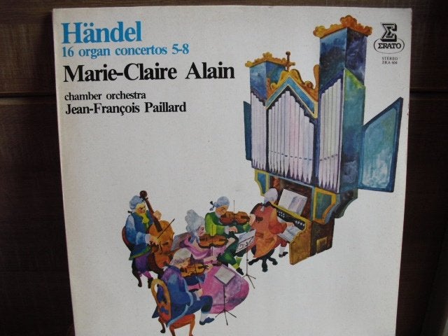 Handel - Claire-Alain "Concertos For Organ vol.2" LP, Cd's en Dvd's, Vinyl | Klassiek, LP, Gebruikt, Ophalen of Verzenden, 12 inch