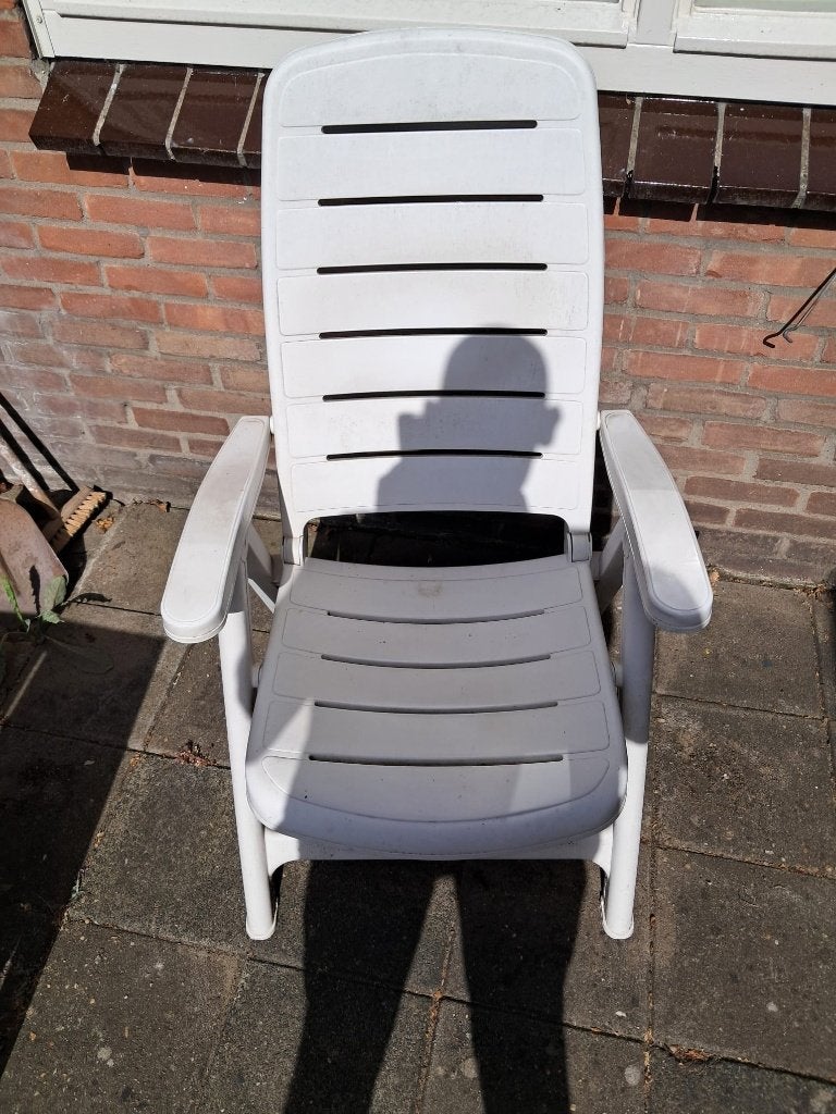Tuinstoelen, Ophalen, Gebruikt, Kunststof, Verstelbaar