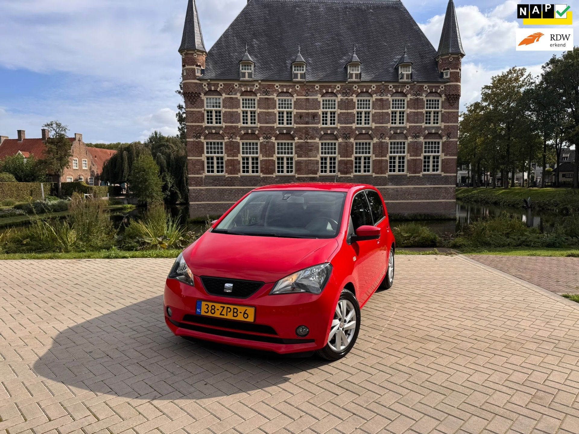 Seat Mii 1.0 Style Sport|LAGE KM|1E EIG|NETTE AUTO|AIRCO|GET, Voorwielaandrijving, Euro 5, Gebruikt, 840 kg
