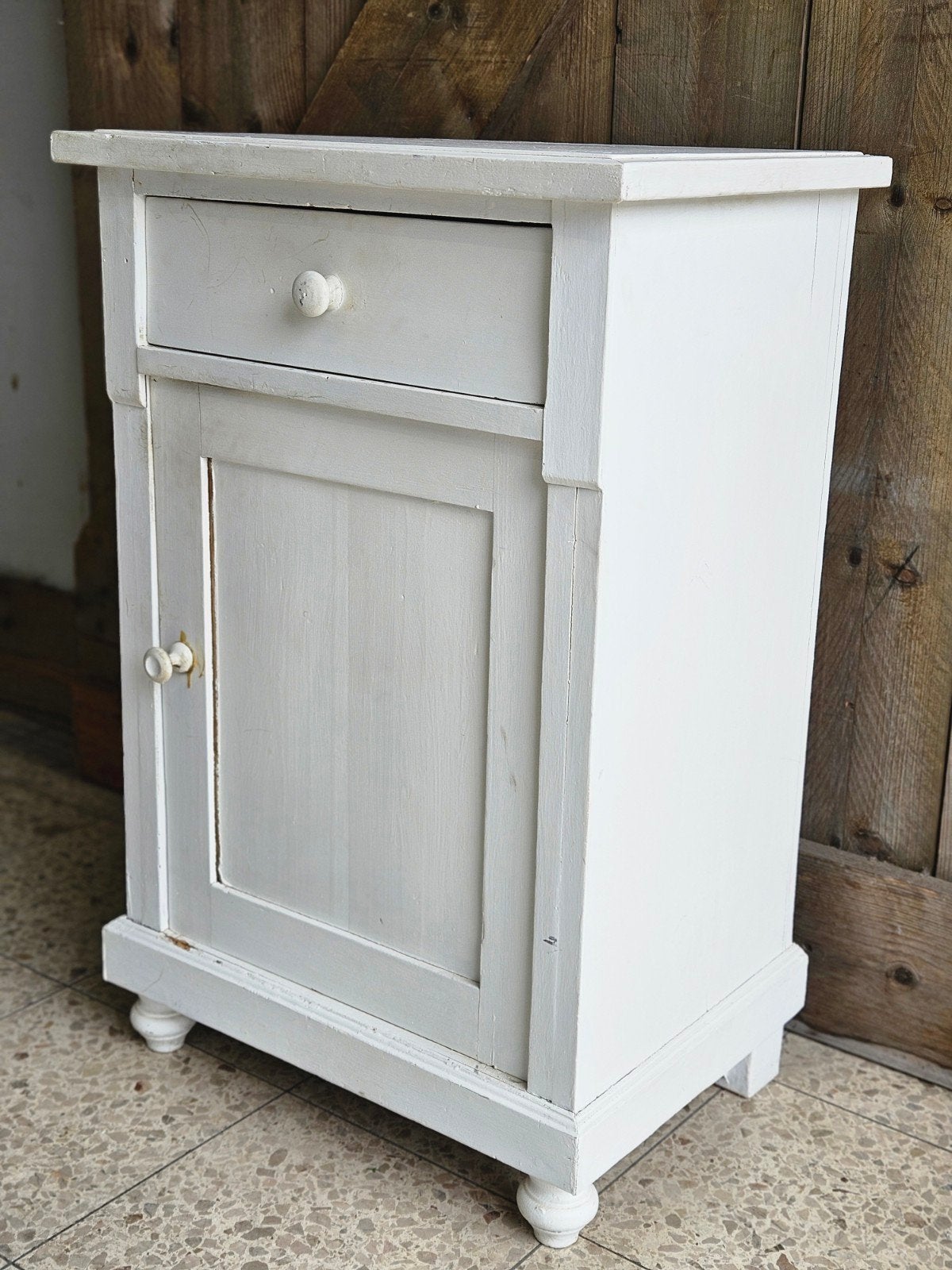 Robuust wit shabby brocante antiek grenen kast, Antiek en Kunst, Antiek | Meubels | Kasten, Ophalen