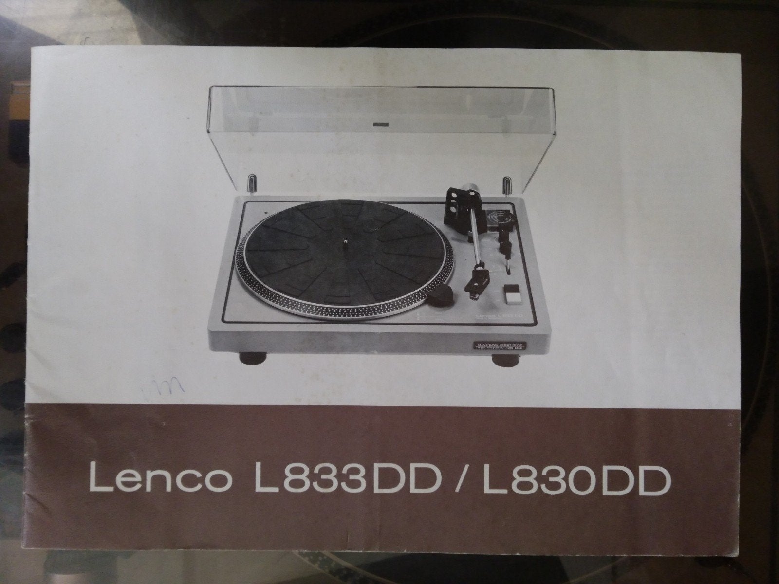 Lencoplatenspeler L 833. Vintage. Direct drive., Ophalen, Gebruikt