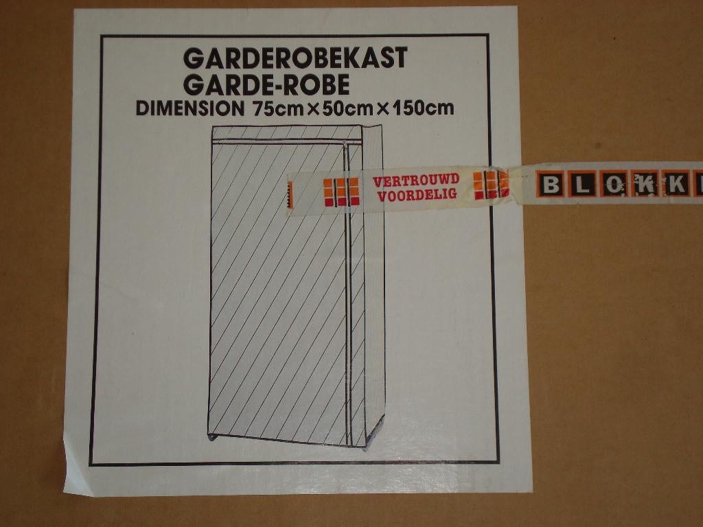 camping garderobekast, Huis en Inrichting, Kasten | Kledingkasten, Ophalen, Past overal bij, Nieuw, 50 tot 100 cm