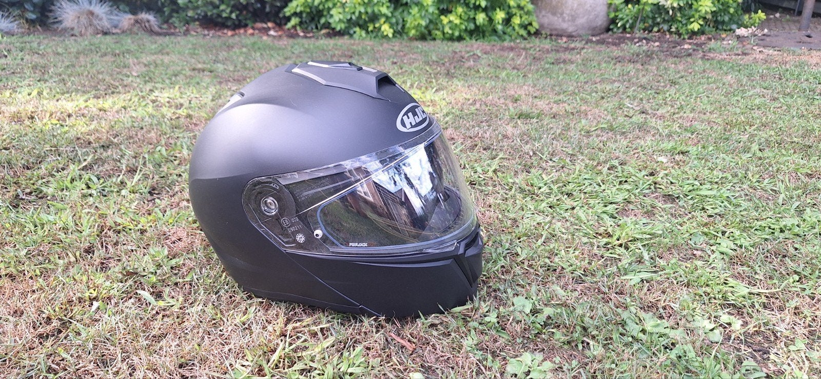 Motorhelm HJC i-90 met zonnevizier, Ophalen