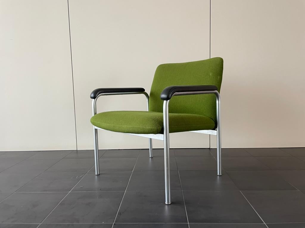 Vier gave Fröscher Sitform design fauteuils groen vintage, Minder dan 75 cm, Ophalen of Verzenden, Zo goed als nieuw, Nvt