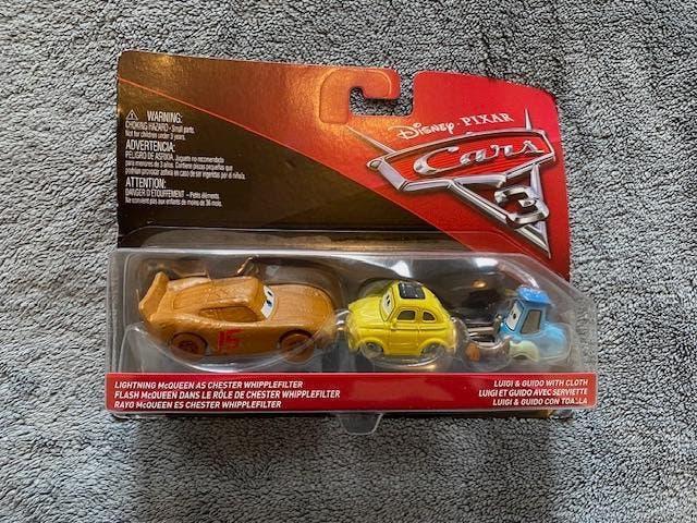Lightning McQueen as Chester Whipplefilter & Luigi & Guido, Ophalen of Verzenden, Nieuw