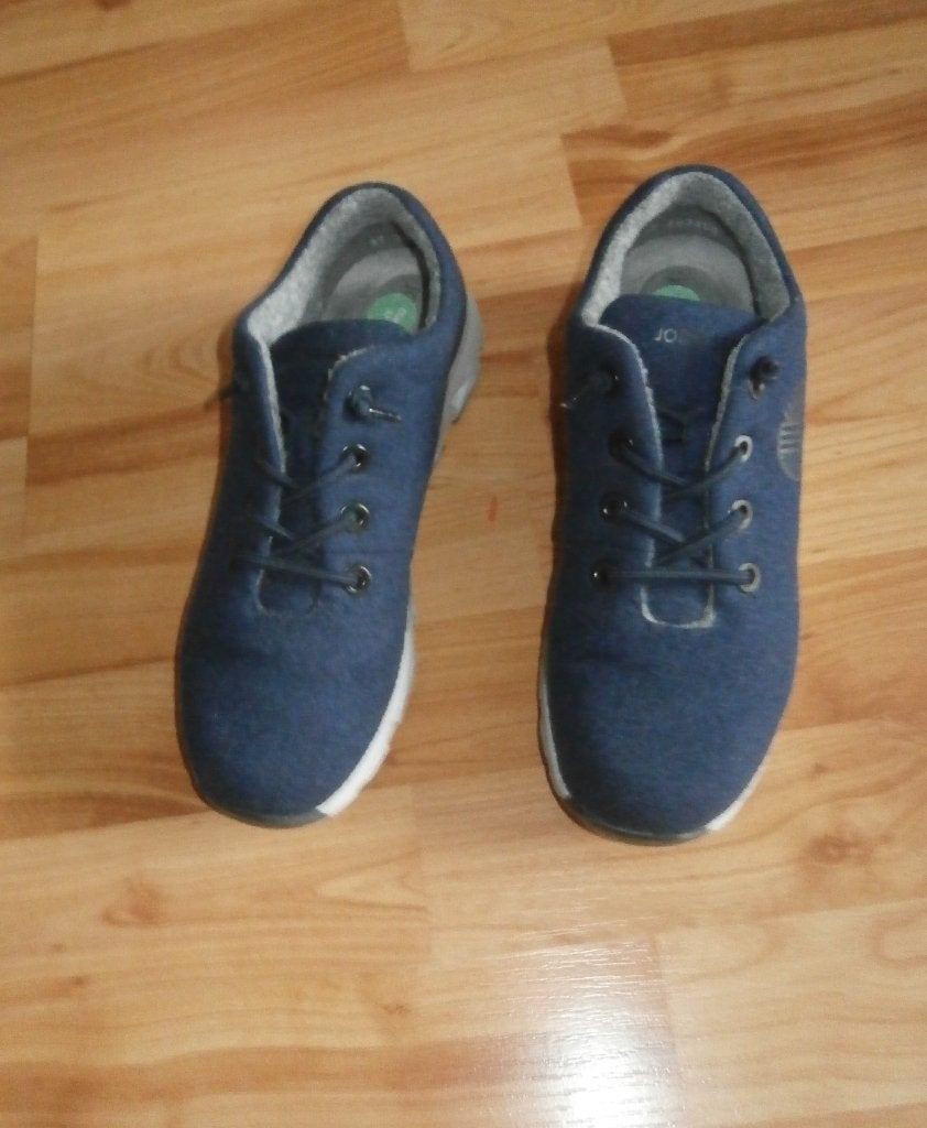 Fijne Josef Siebel schoenen mt 37 dik vilt met rubber zolen, Blauw, Josef Siebel, Ophalen of Verzenden, Sneakers of Gympen