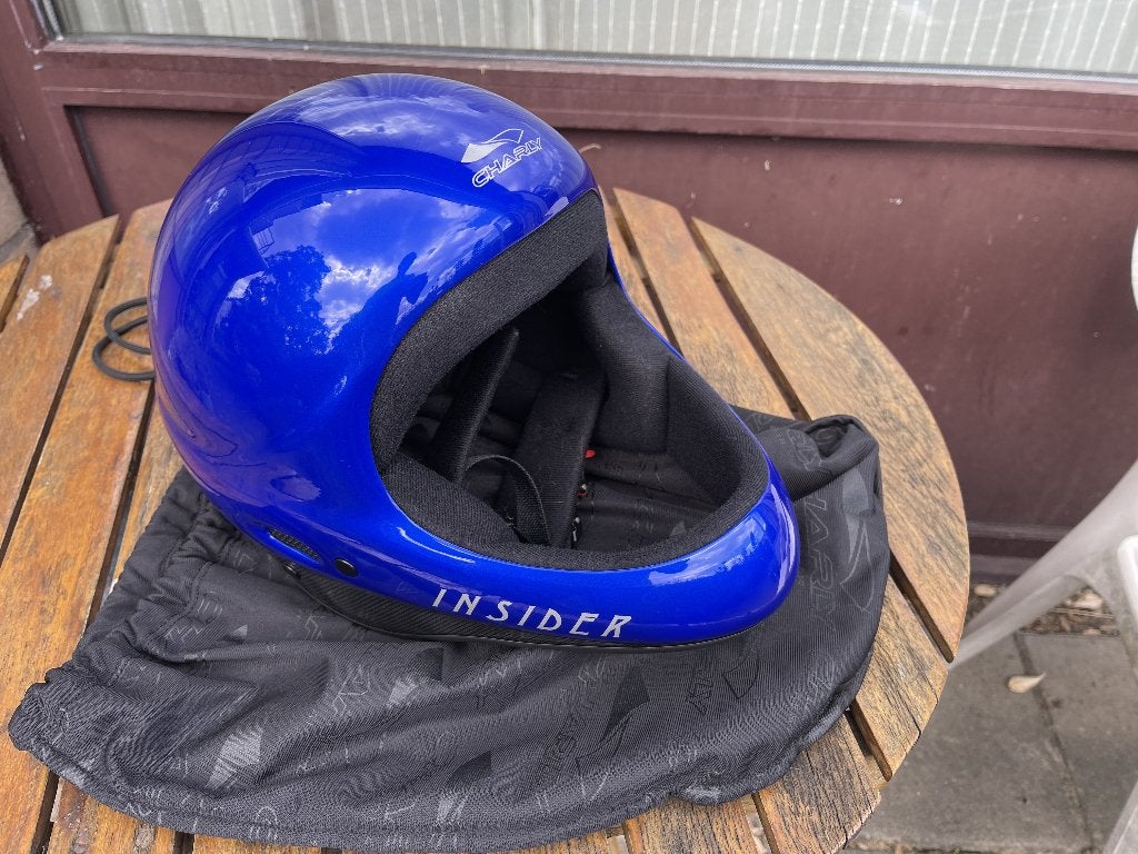 CHARLY INSIDER HELM BLAUW MAAT L, Sport en Fitness, Zweefvliegen en Paragliding, Ophalen of Verzenden, Nieuw, Overige typen