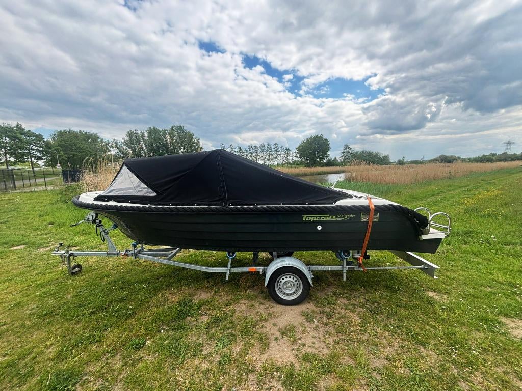Topcraft 565 Tender 2022 | Honda 20 PK | Inclusief trailer, Ophalen, Tender, Gebruikt, Topcraft