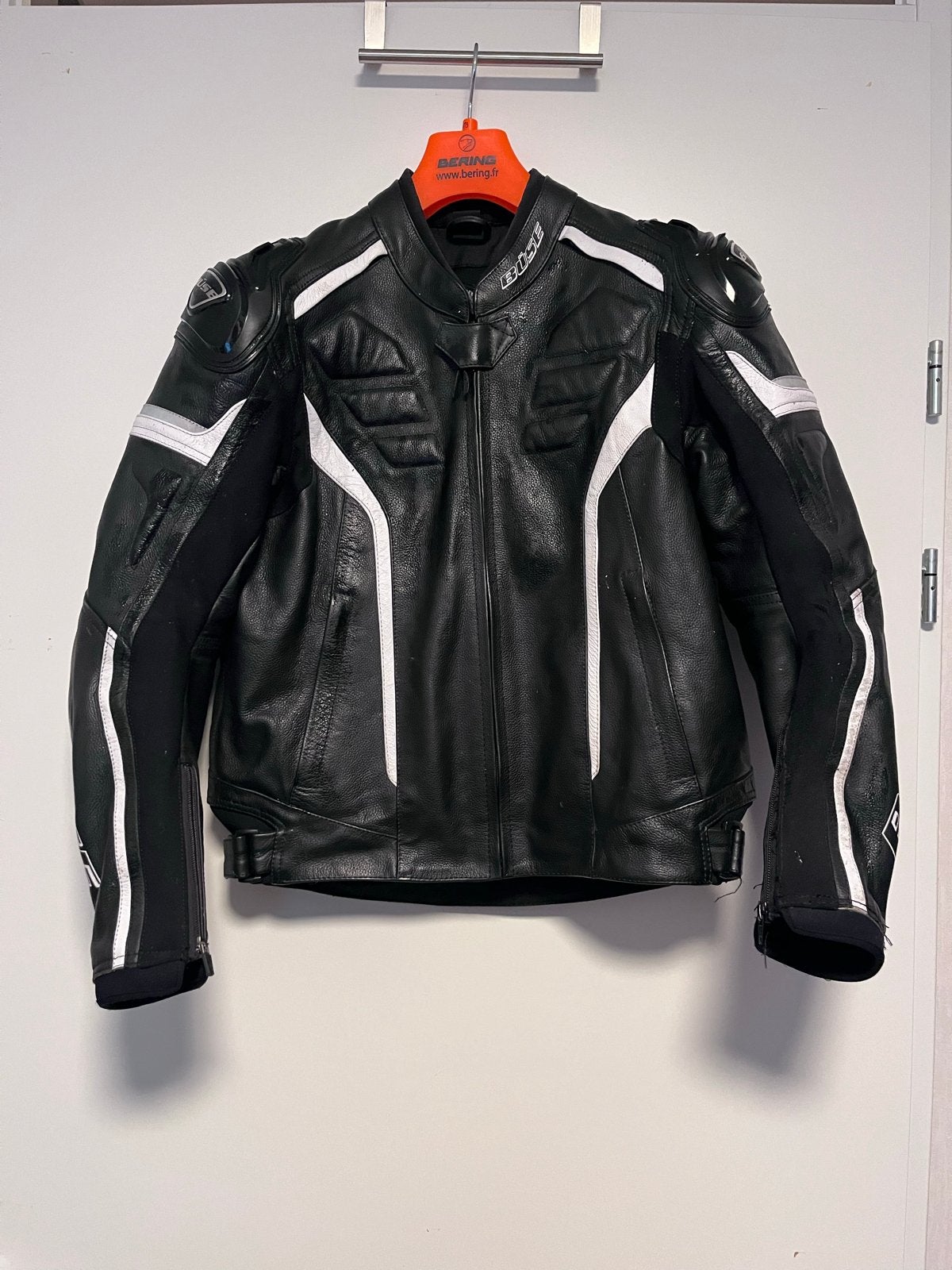 Büse leren motorjas XL/54 - heren, Motoren, Ophalen of Verzenden, Tweedehands, Heren, Jas | leer