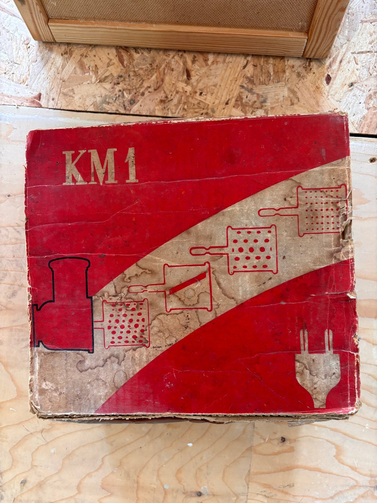Retro Moulinex KM1 Multi-maler voor gehakt en kaas, Ophalen, Gebruikt