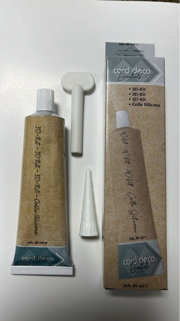 Card Deco Essentials 3D kit geurloos tube 85 ml HJ3D001, ., Overige typen, Nieuw, Ophalen of Verzenden