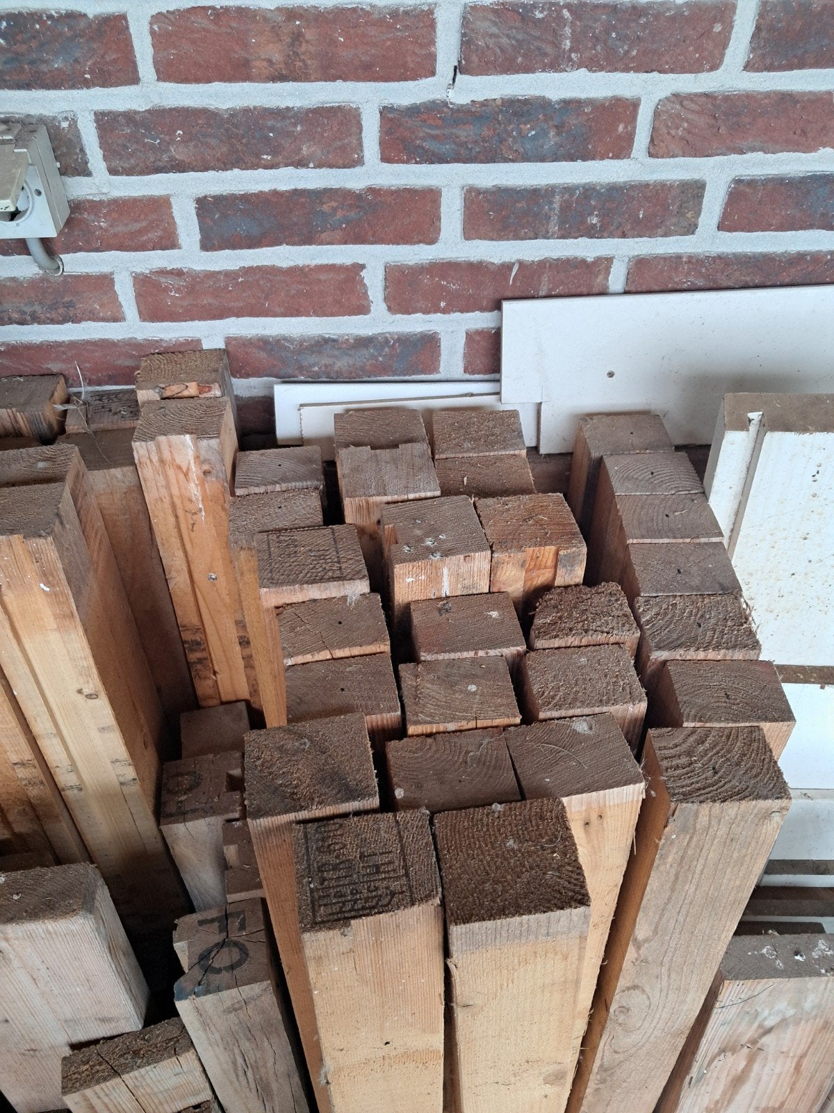 vuren palen/balken, Ophalen, Zo goed als nieuw, Minder dan 180 cm, Balken