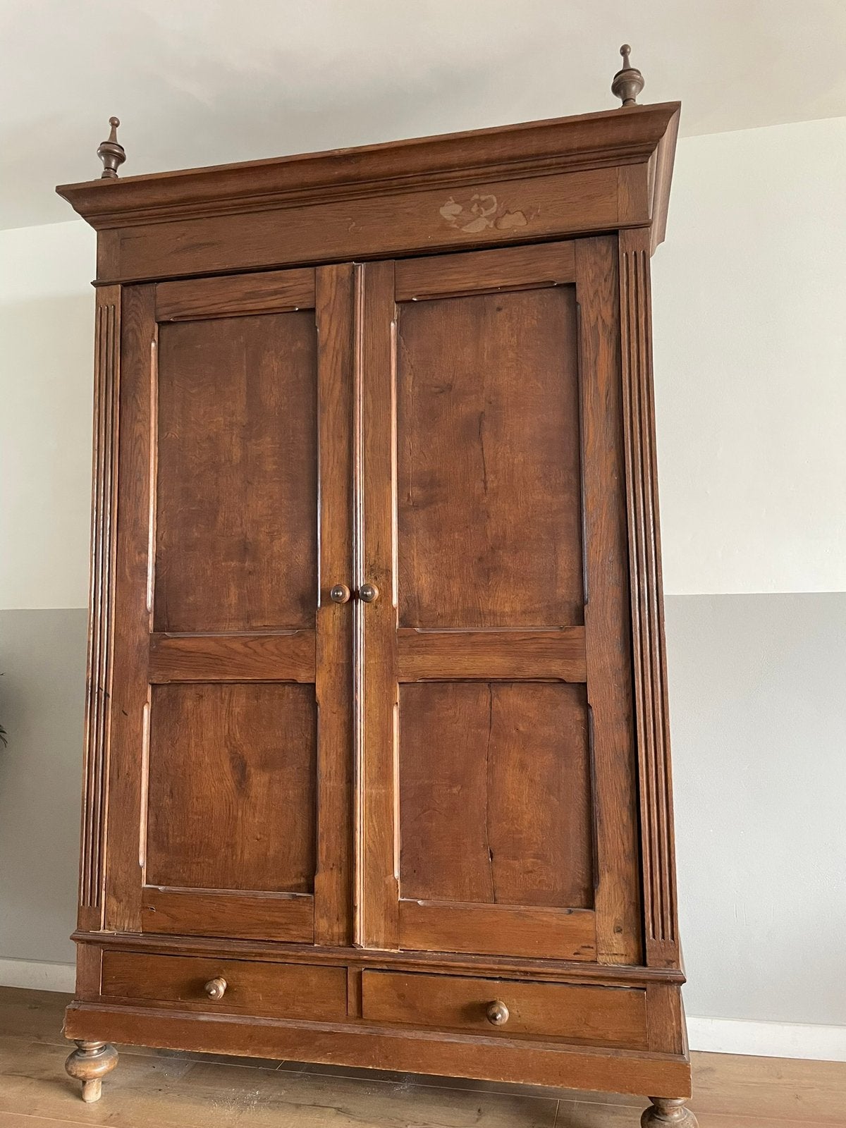 Eiken kast, Antiek en Kunst, Antiek | Meubels | Kasten, Ophalen of Verzenden